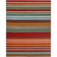 thumbnail image 6 of Unique Loom Outdoor Modern Collection Area Rug - Kinetic (7' 10" x 10' Rectangle Multi/Brown), 6 of 8
