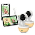thumbnail image 1 of LeapFrog LF815-2HD 1080p WiFi Remote Access 2 Camera Video Baby Monitor with 5” High Definition 720p Display, Night Light, Color Night Vision, (White), 1 of 9
