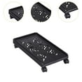 thumbnail image 6 of Almencla Computer Stand Mobile CPU Stand Storage Rack Ventilated Stable Base PC Floor Cart Computer Host Bracket for Home Office Black, 6 of 8