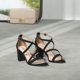 thumbnail image 2 of Sandalia DREAM PAIRS MADISON Negra de Ante con Tacón de 7.5 cm, 2 of 9