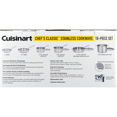 thumbnail image 4 of Cuisinart 77-10 Chef's Classic Stainless 10-Piece Cookware Set,Silver, 4 of 5