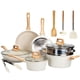thumbnail image 1 of Bateria De Sartenes Medical Stone Vidrio Templado Bateria De Cocina Con Revestimiento Antiadherente Juego De Ollas Incluye 13 Piezas Set De Ollas Y Sartenes Con mangos Ergonomicos, 1 of 9