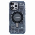 thumbnail image 3 of KAIYANG Funda para iPhone 16 Pro Max de la serie YOUNGKIT Technology con soporte magnético y carcasa de PC+TPU IMD, color negro y multicolor, 3 of 5