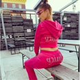 thumbnail image 1 of Women Velvet Juicy Tracksuit Couture Tracksuit Two Piece Set Couture Sweatsuits, 1 of 2