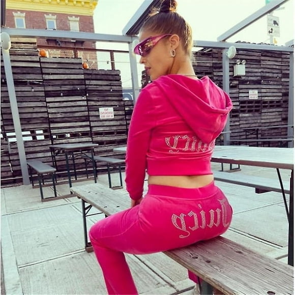 Women Velvet Juicy Tracksuit Couture Tracksuit Two Piece Set Couture Sweatsuits