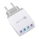 thumbnail image 1 of Cargador USB 4 Rápido QC 3.0 Adaptador Pared Carga Rápida para, 1 of 9