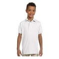 thumbnail image 1 of Jerzees Big Boy's Stain Resistant Tagless Label Polo Shirt, Style 437Y, 1 of 1