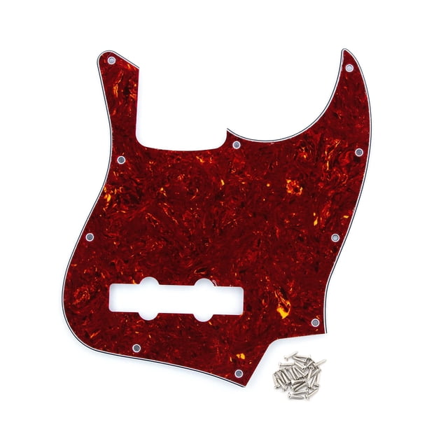 J Bass Pickguard FLEOR de 10 agujeros para 4 cuerdas americana/mexicana