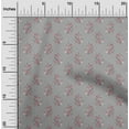 thumbnail image 2 of oneOone Cotton Cambric Gray Fabric Floral Diy Clothing Quilting Fabric Print Fabric By Yard 42 Inch Wide, 2 of 5