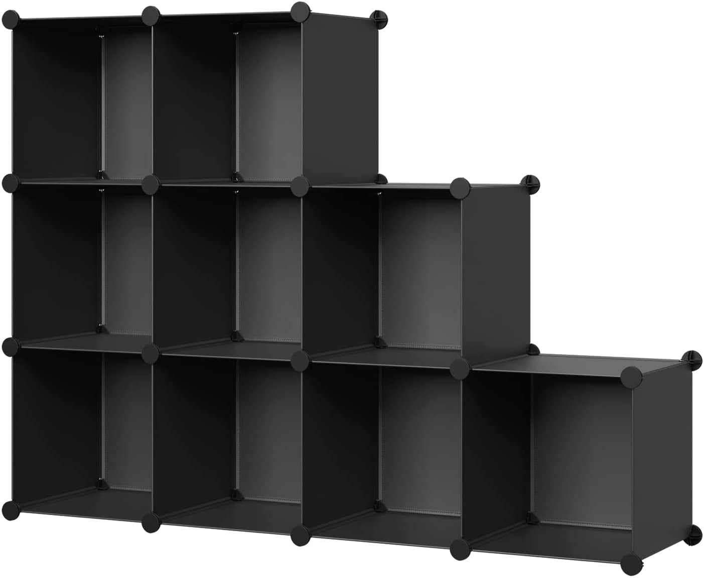 Homfa 9 Cube Storage Organizer, DIY Plastic Modular Closet