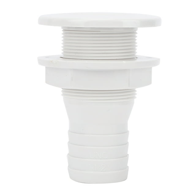 Accesorio de ventilación de drenaje de sentina para yate, parte inferior del cuerpo del barco, ligero, duradero, plástico ABS, 1-1/2 pulgadas