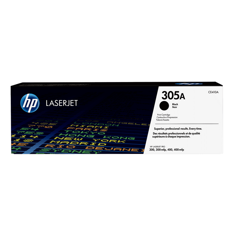 HP 305A (CE410A) Black Original LaserJet Toner Cartridge by HP Inc