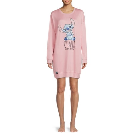 

Disney Stitch Women s and Women s Plus Size Ohana Sleep Lounger