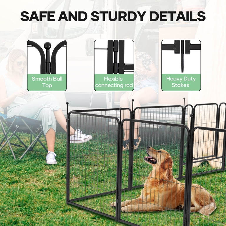 Naipo Heavy-Duty Dog Playpen, 16-Panel, 32" Tall photo 3