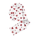 thumbnail image 6 of purcolt Valentines Day Pajamas for Women Set Long Sleeve Button Down Sleepwear Soft Pjs Sets 2 Piece Lounge Sets with Pocket, 6 of 6