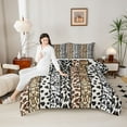 thumbnail image 4 of Castle Fairy Cheetah Print Queen Comforter Set,Animal Print Bedding Comforter Set, 4 of 8