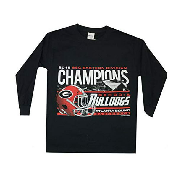 NCAA UGA SEC Football Champions T-Shirt-Large Black - Walmart.com