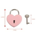 thumbnail image 4 of Godderr Love Heart-Shaped Lock Vintage Alloy Key Love Heart Padlock Trolley Lock 2x1inch, 4 of 4