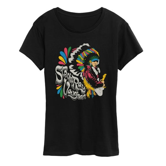 Stevie Ray Vaughan - Color Pop - Women's Short Sleeve Graphic T-Shirt