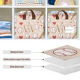 thumbnail image 6 of Rectangle Storage Basket with Handles Love Baseball Collapsible Storage Bin Large Storage Bins Decorative for Clothes Toys Bedroom, 6 of 8