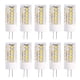 thumbnail image 2 of Bombilla de repuesto para lámpara de luz LED de cerámica G4 de 220 V, 33 LED, 3 W, color blanco cálido, 2 of 7