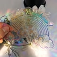 thumbnail image 2 of Peggybuy Rainbow Prism Stickers Light Catcher PVC Window Decal Home Decor (RPS093), 2 of 9
