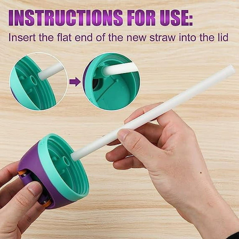 Silicon Replacement Straws 4pcs Straws & 1pcs Straw Cleaning Brush Water  Bottle Top Lid Replacement Parts For Owala Free Sip - AliExpress
