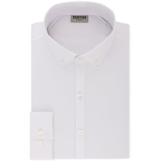 Kenneth cole white dress shirt discount