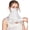 White, variant on UPF 50+ Pure Silk Face Cover UV Protection Sunscreen Sun Protection Face Mask Reusable Sport Face Scarf Mask for Women