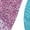 Purple, variant on Girls Dream Step Yarn Crew Socks, 6 Pack, Soft Peek A Boo Style Breathable Socks, PINK, S