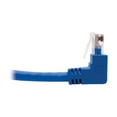 thumbnail image 2 of Tripp Lite N204-001-BL-UD Cat6 UTP Patch Cable (RJ45), Up-Angle Male/Down-Angle Male - 1 ft. - Blue, 2 of 3