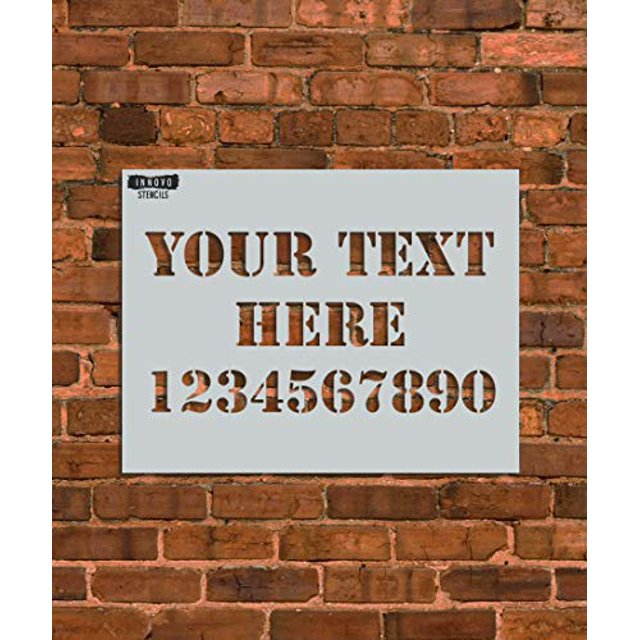 Plantilla INNOVO de texto personalizado 8.5" x 11" horizontal