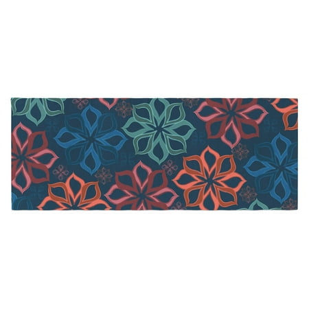 Jolene Heckman Charm Flowers Bed Runner by Kess InHouse