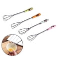 thumbnail image 4 of Stainless Steel Mini Whisk Ceramic Handle Coffee Milk Frother Beater For Cooking, 4 of 11