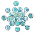 thumbnail image 3 of Rongfmy 20x Glass Cabochons Dome Flatback Crafts Embellishments, 3 of 9