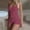 Wine, variant on PRINxy Women's Summer Boho Printed 2 Piece Pajama Set Sleeveless Cami Top & Elastic Shorts Soft Lightweight Casual Lounge Sleepwear for Women Daily Green S