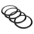 thumbnail image 1 of Door Speaker Ring Cover, Lightweight Abrasion Resistant 4Pcs Speaker Ring Trim Colorfast  For Car Modification, 1 of 8