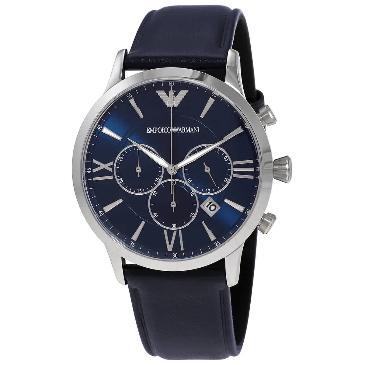 Emporio Armani Chronograph Quartz Blue Dial Men's Watch AR11226 ...