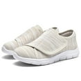 thumbnail image 3 of Zapatos Edema Extra Anchos Hombres Mujeres Cómodos Transpirables Cierre Ajustable, 3 of 9