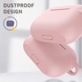 thumbnail image 2 of Coque de Protection pour Airpods Pro, Étui en Silicone Ultra Fin Compatible avec Airpods Pro, Supporte la Charge Sans Fil-Sable Rose, 2 of 7