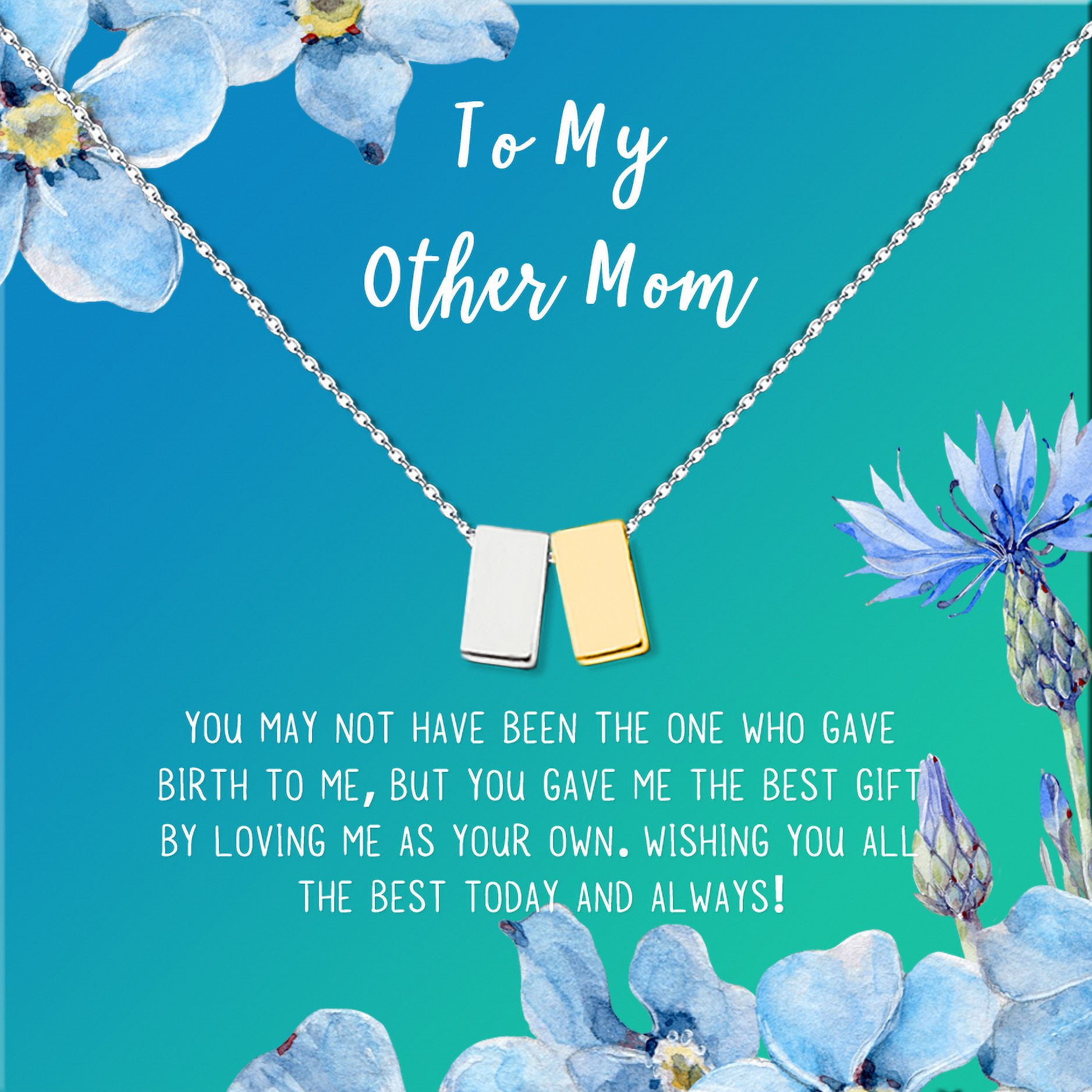 To My OtMom Valentines Valentines Day Gift for Mom - Gift for Mom - Motivational Card - Jewelry Gift Set for Mom - Gift for Stepmom - Christmas Card and Necklace - Ships Next Day!