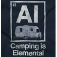 thumbnail image 2 of Camping is Elemental Ironic RV Long Sleeve TShirt Men Women Brisco Brands X, 2 of 6
