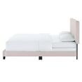 thumbnail image 6 of Tufted Platform Bed Frame, King Size, Velvet, Pink, Modern Contemporary Urban Design, Bedroom Master Guest Suite, 6 of 8