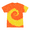 Spiral Yellow Orange, variant on Daresay Tie Dye Style T-Shirts Men - Fun, Multi Color designs Tops