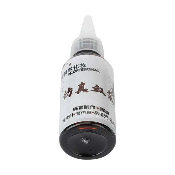 Sangre Líquida Falsa, Maquillaje Comestible Realista, Sangre Falsa, 30 Ml, Portátil Para Halloween
