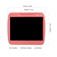 thumbnail image 2 of TFixol LCD Writing Tablet 9 Inch Erasable Pressure-sensitive Double-headed Pen Drawing and Writing Board for Kids & Adults Eye-protective Handwriting Paper Doodle Pad for School Office, 2 of 7