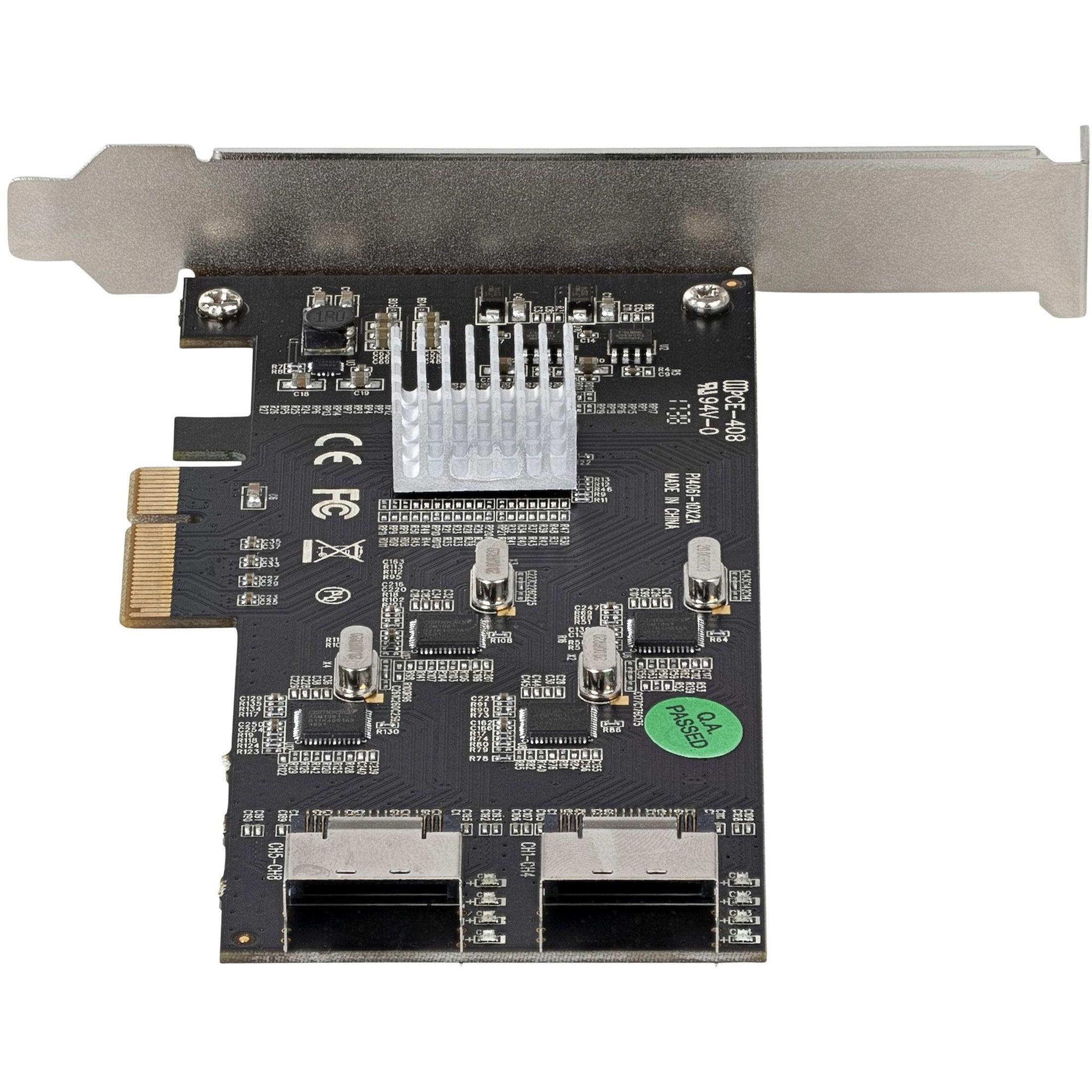 StarTech 8 Port SATA PCIe Card, PCI Express 6Gbps SATA Expansion 