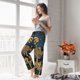 thumbnail image 5 of Fotbe Romantic Skeletons Under Moon Pantalones de Pijama para Mujer, Pantalones de Dormir, Pantalones Pj con Cordón y Bolsillos-XX-Large, 5 of 6