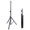thumbnail image 5 of Sound Town 2-Pack Universal Tripod Speaker Stands with Adjustable Height, 35mm Compatible Insert, Locking Knob and Shaft Pin, Black (STSD-71B-PAIR), 5 of 5