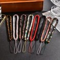thumbnail image 2 of RSAMD Phone Chain Beaded Strap Wrist Mobile Phone Lanyard Key 6mm Tiger Eye Black Onyx-6mm Tiger Eye, 2 of 9
